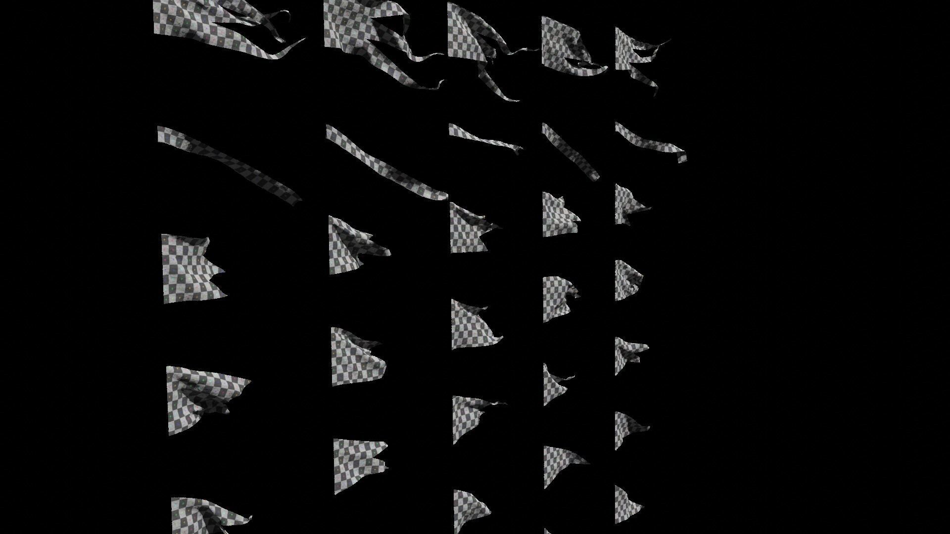 45 Animated Flag Asset Pack 3D model_8