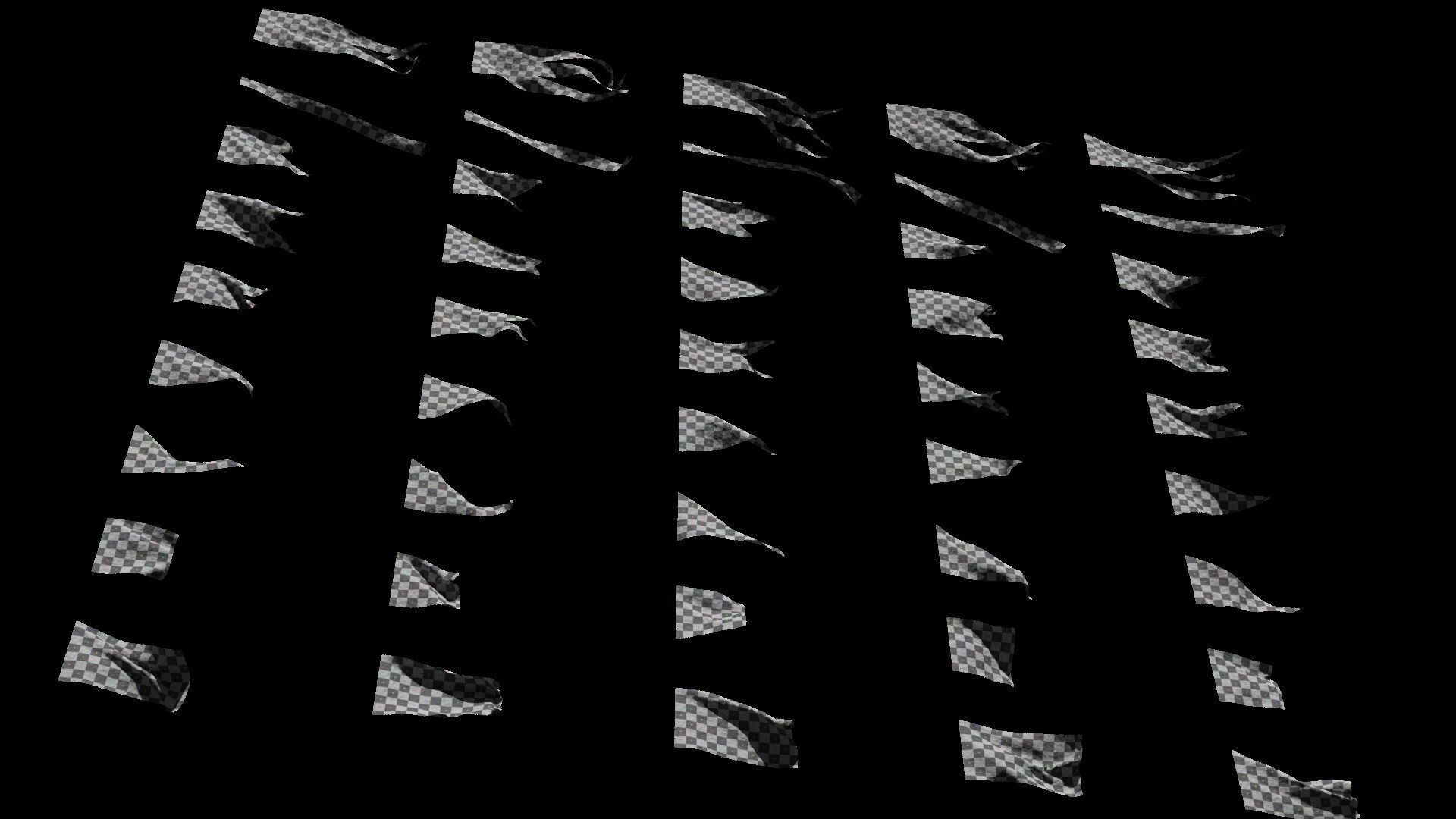 45 Animated Flag Asset Pack 3D model_9