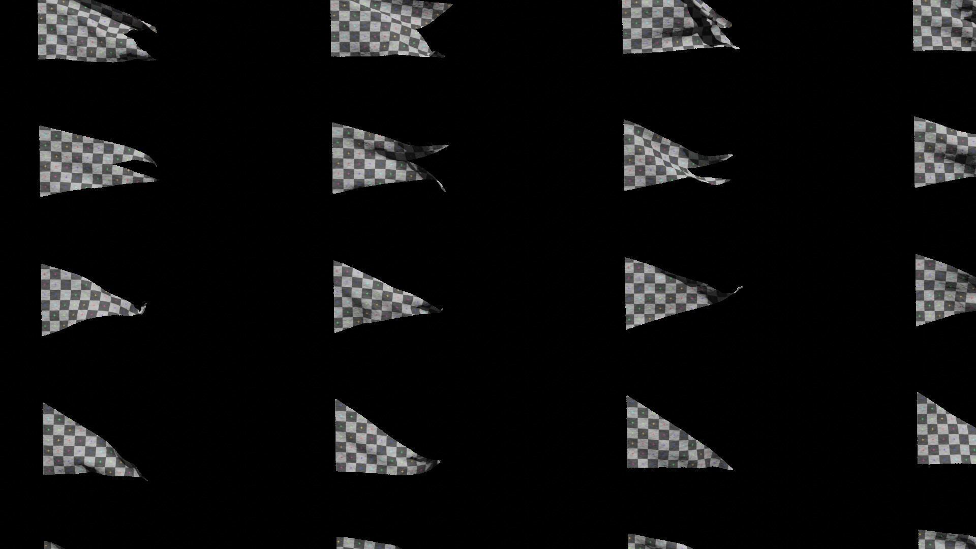 45 Animated Flag Asset Pack 3D model_6