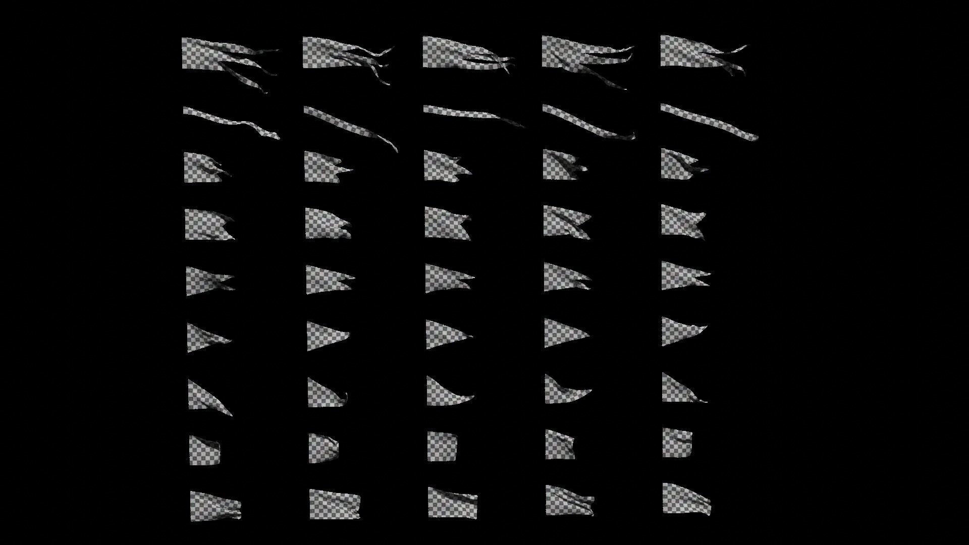 45 Animated Flag Asset Pack 3D model_17