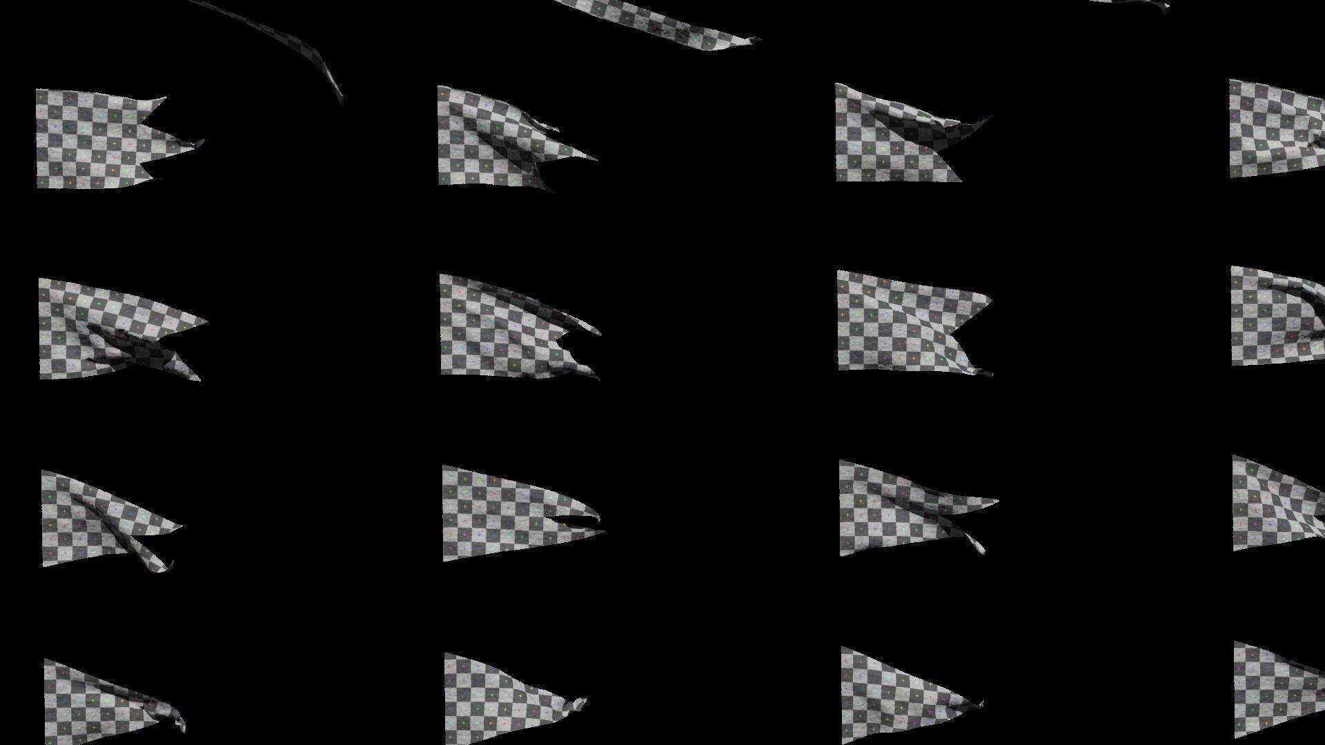 45 Animated Flag Asset Pack 3D model_5