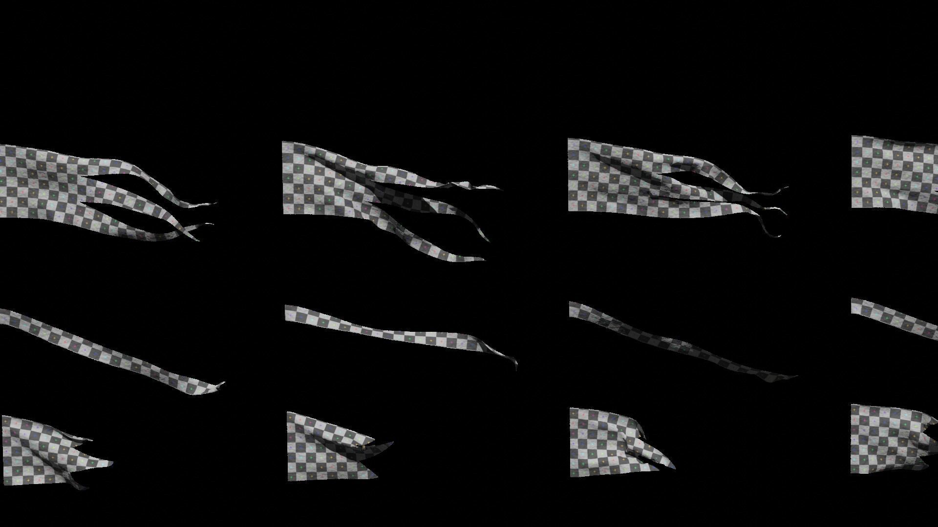 45 Animated Flag Asset Pack 3D model_4