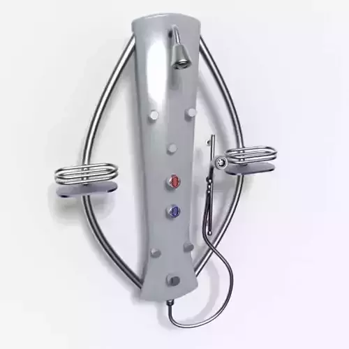 Stainless Deluxe Shower Head Unit