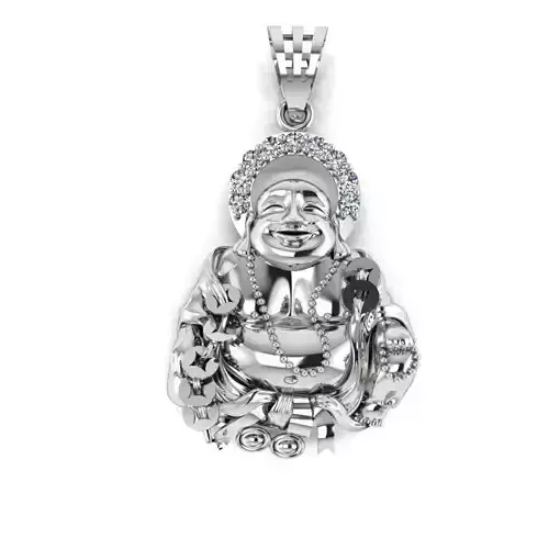 Pendant diamond Buddha