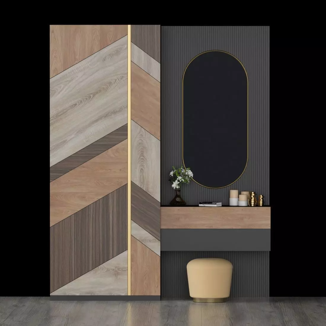 hall furniture 37 3D model