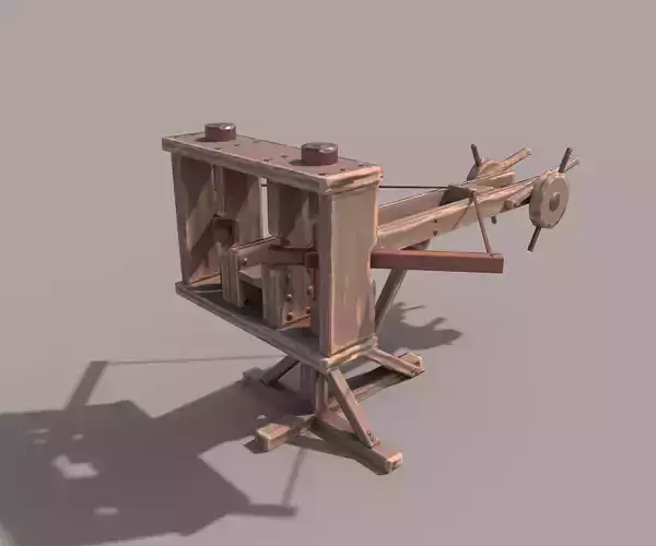 Low poly Stylized Ballista