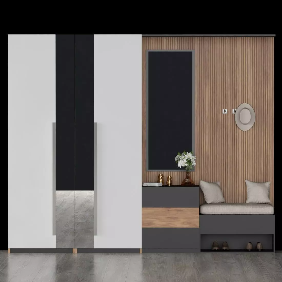 hall furniture 38 3D model