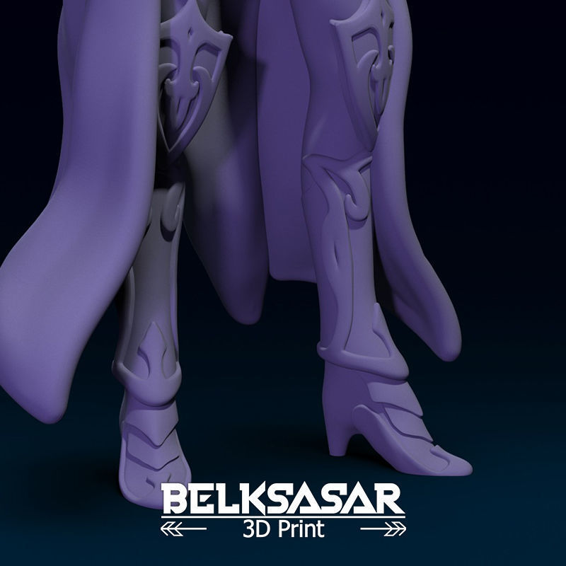 Girl Archer 3D print model_11