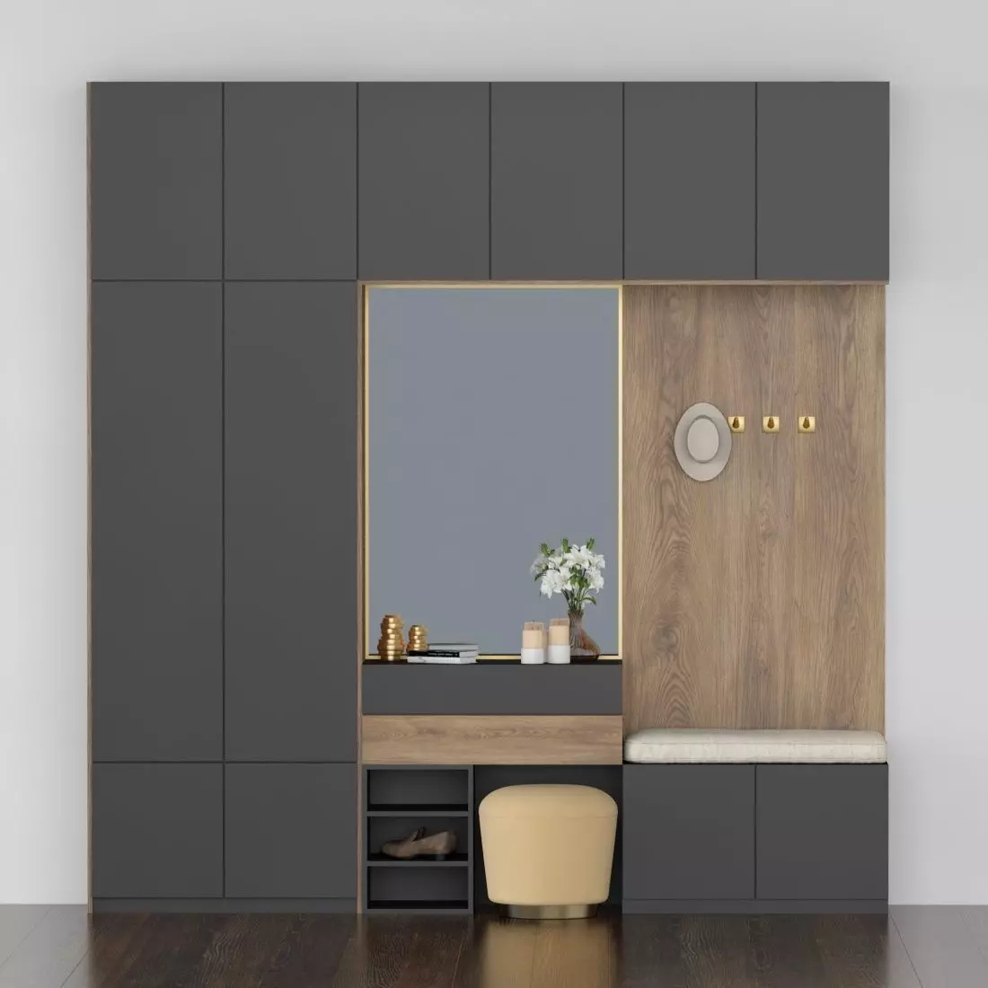 hall furniture 39 3D model