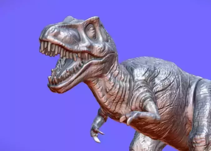Rubber T-Rex Toy - 3D SCAN