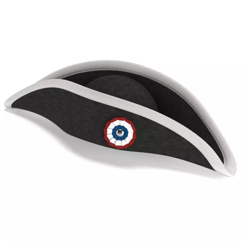 Twocorned hat Free 3D model