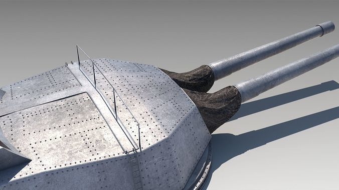 Warship Turret  3D model