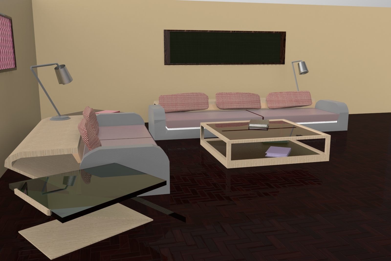 Waiting room 3D model_15