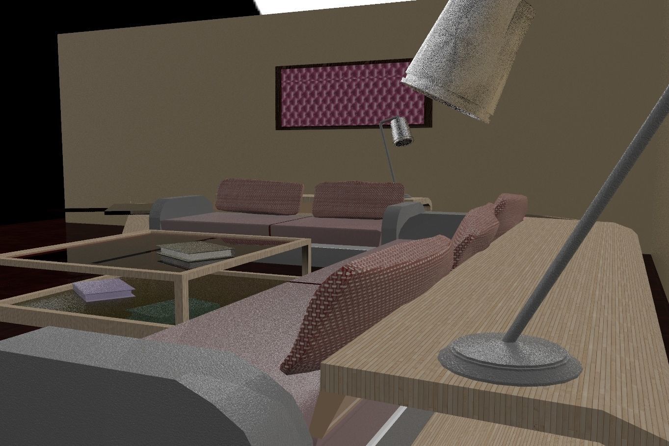 Waiting room 3D model_12