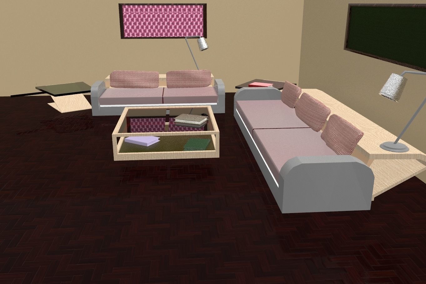 Waiting room 3D model_9
