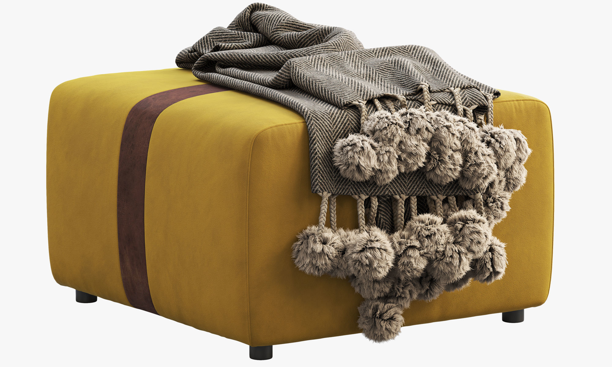 Joybird Malachi Ottoman 3D model_2