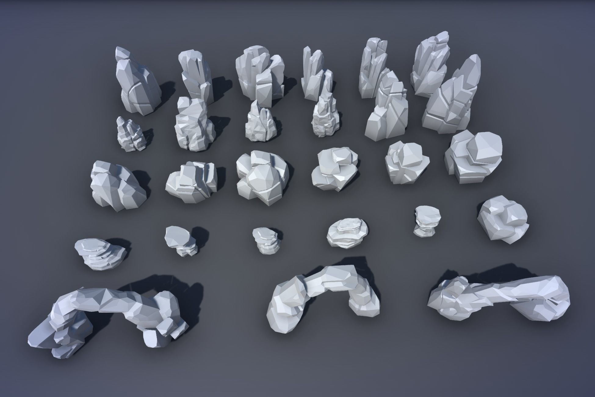 Ultimate Low Poly Mining and Cave Pack Low-poly 3D model_113