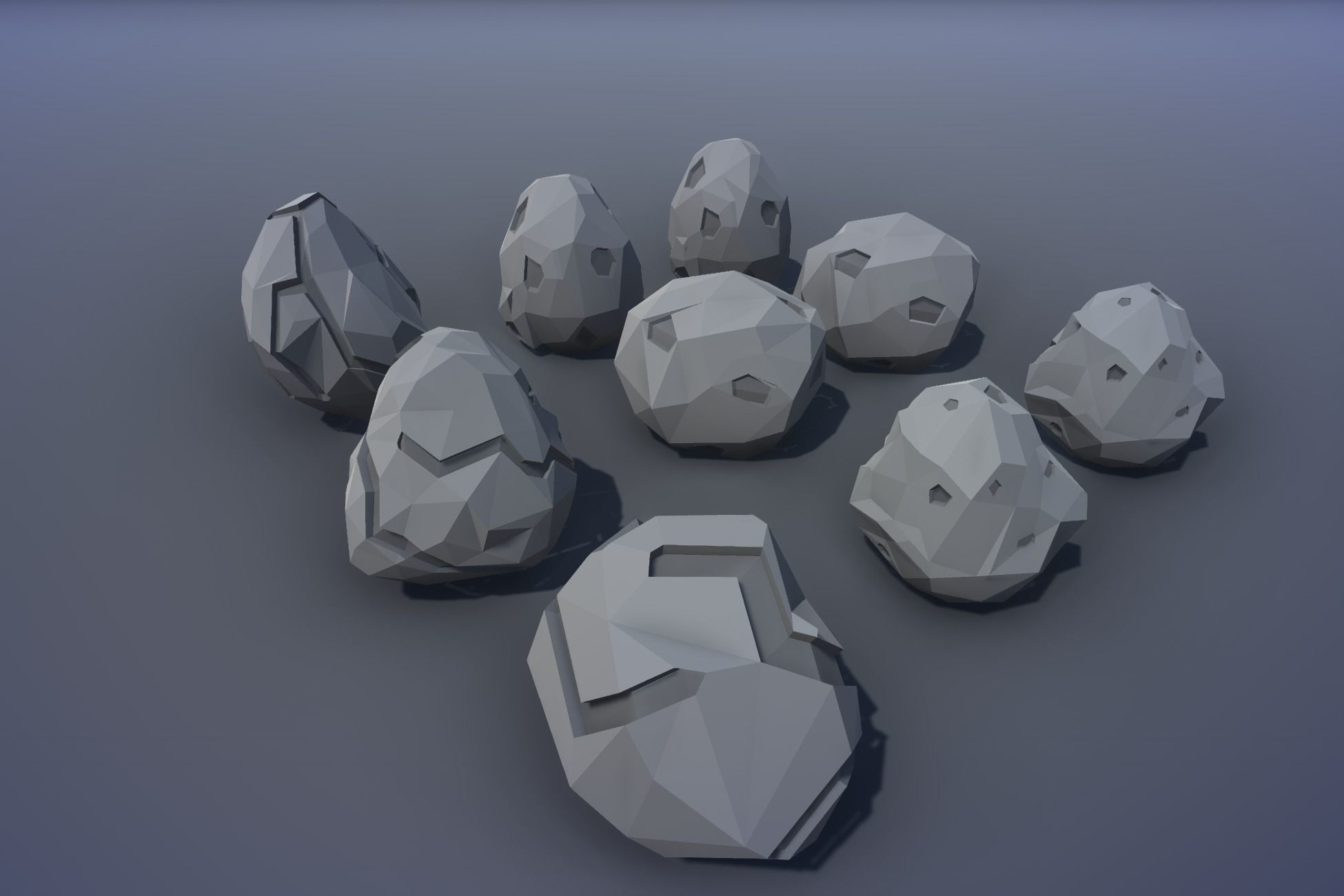 Ultimate Low Poly Mining and Cave Pack Low-poly 3D model_42