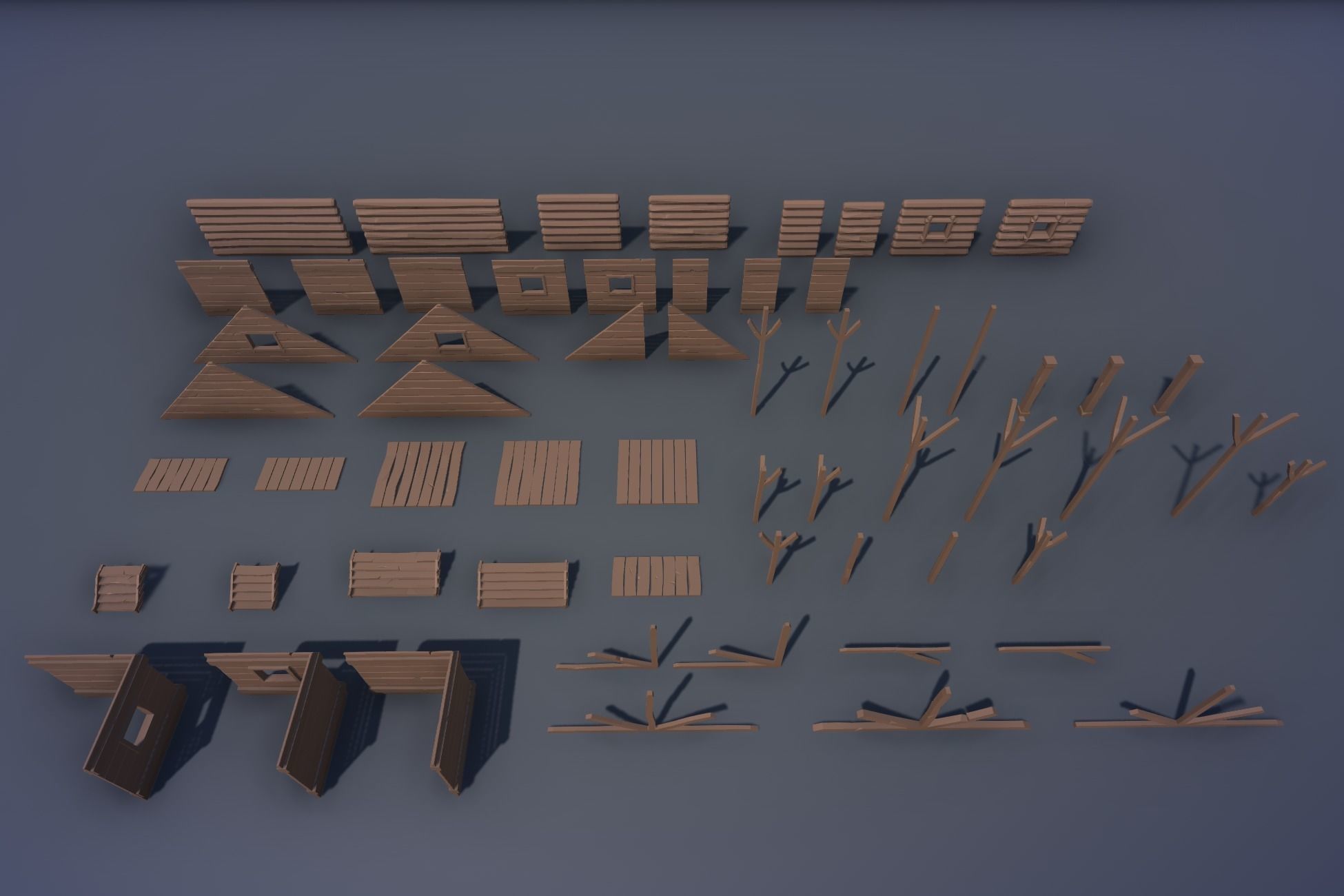 Ultimate Low Poly Mining and Cave Pack Low-poly 3D model_111