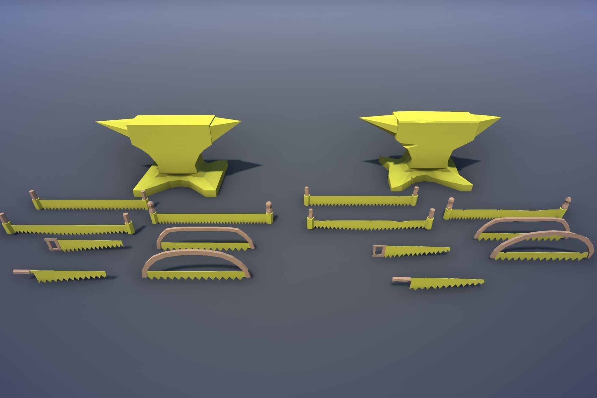 Ultimate Low Poly Mining and Cave Pack Low-poly 3D model_80