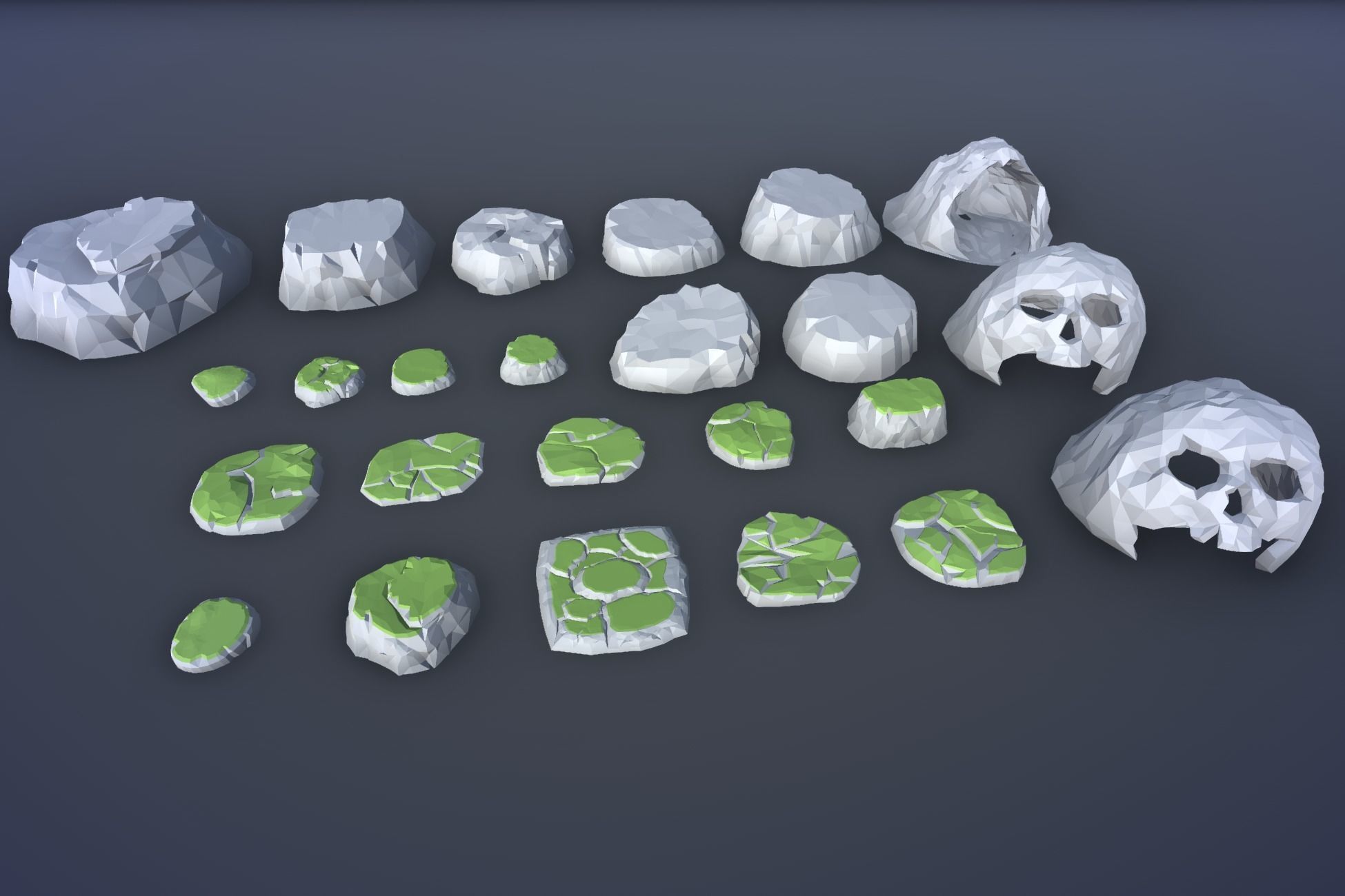 Ultimate Low Poly Mining and Cave Pack Low-poly 3D model_127