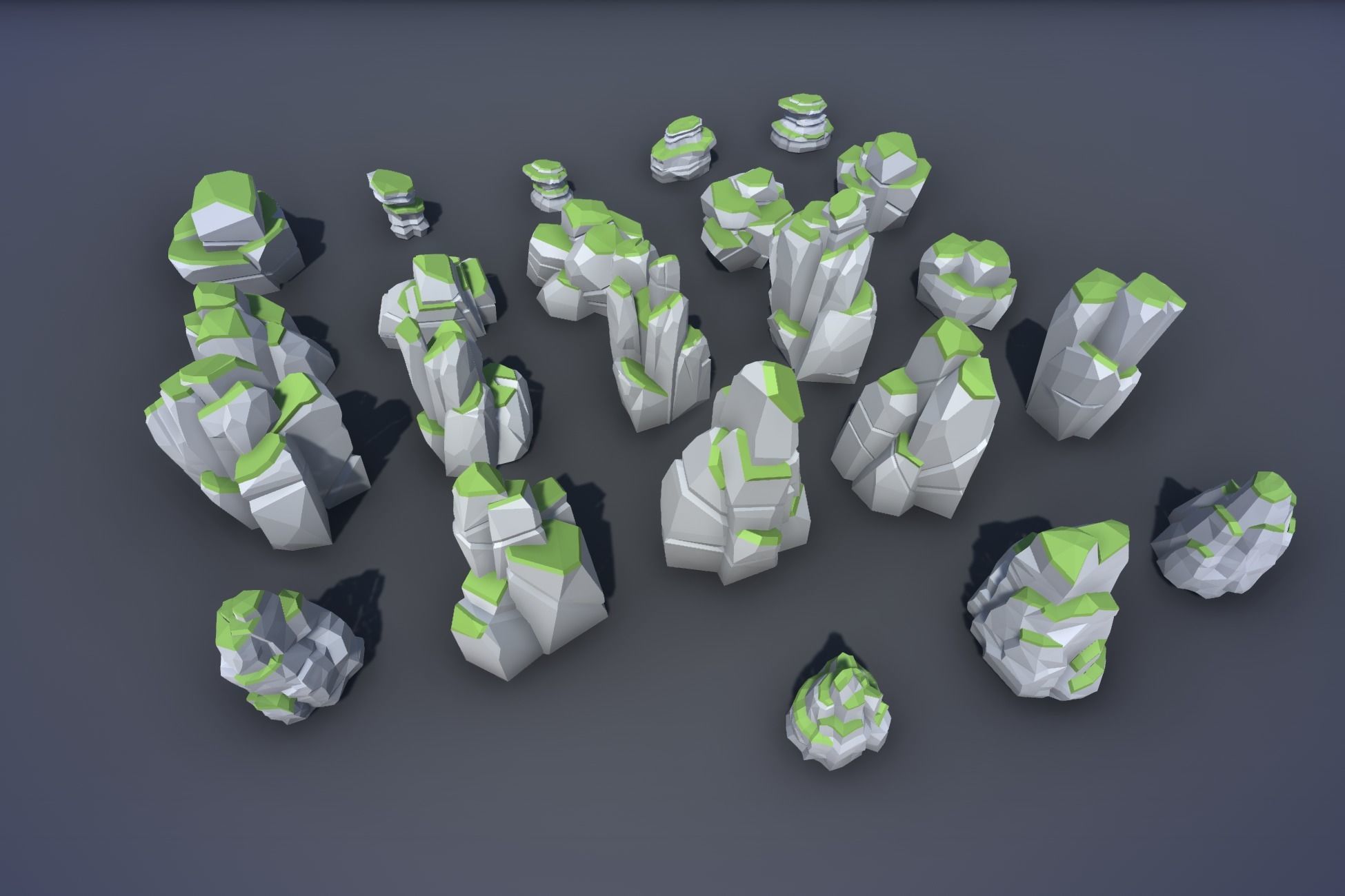 Ultimate Low Poly Mining and Cave Pack Low-poly 3D model_114