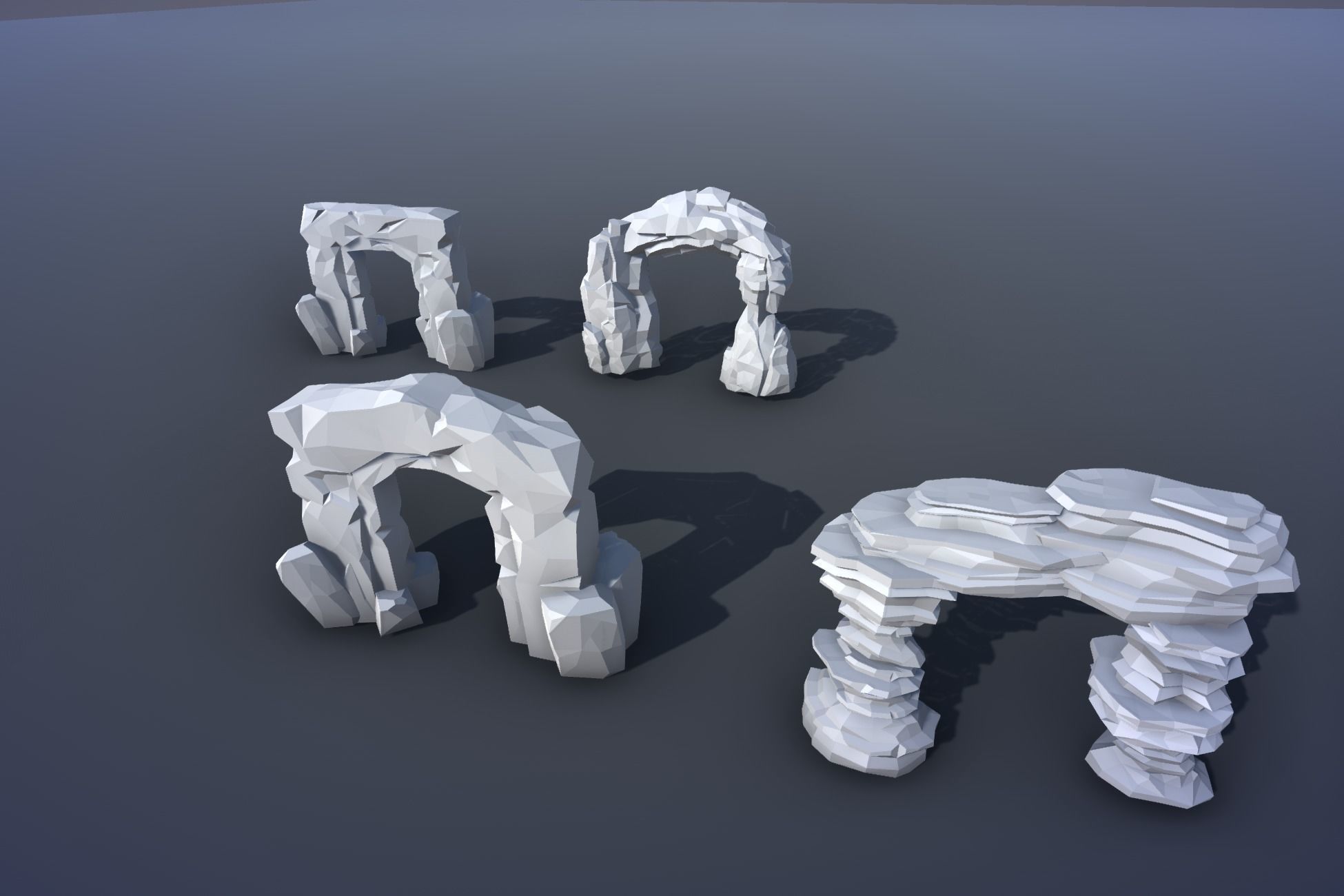 Ultimate Low Poly Mining and Cave Pack Low-poly 3D model_96