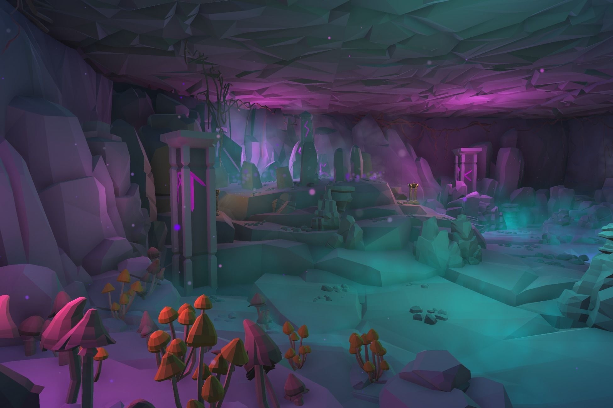 Ultimate Low Poly Mining and Cave Pack Low-poly 3D model_24