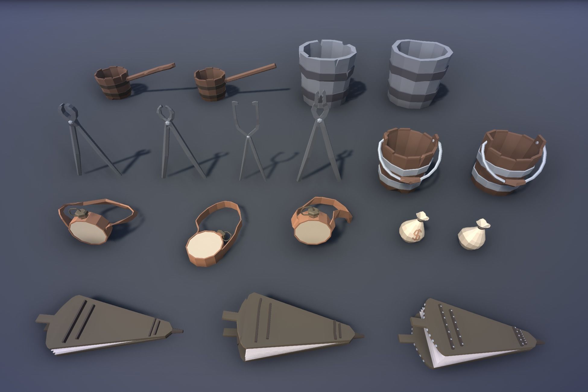Ultimate Low Poly Mining and Cave Pack Low-poly 3D model_118