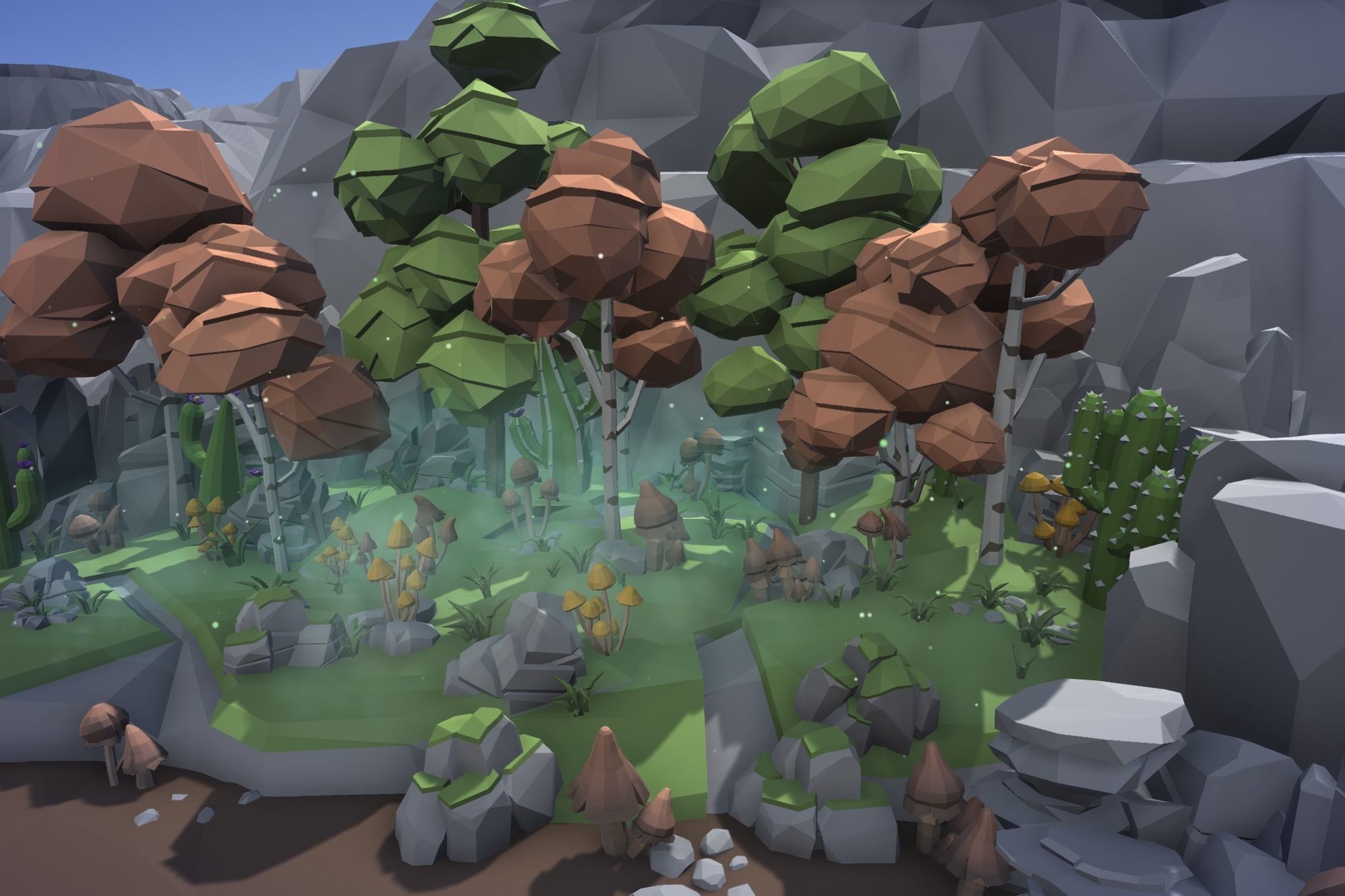 Ultimate Low Poly Mining and Cave Pack Low-poly 3D model_15