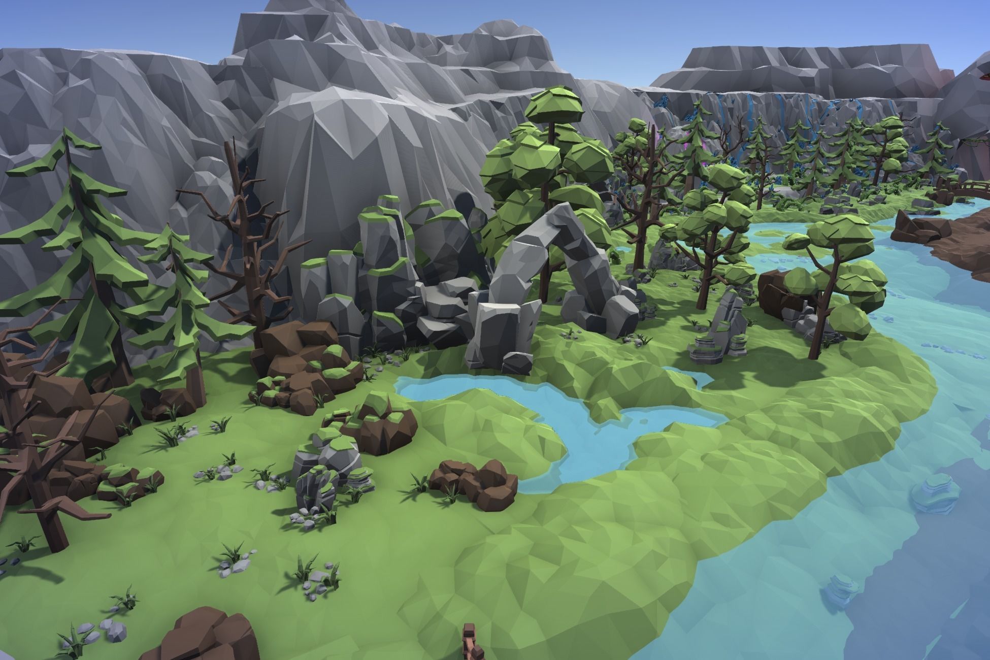 Ultimate Low Poly Mining and Cave Pack Low-poly 3D model_12