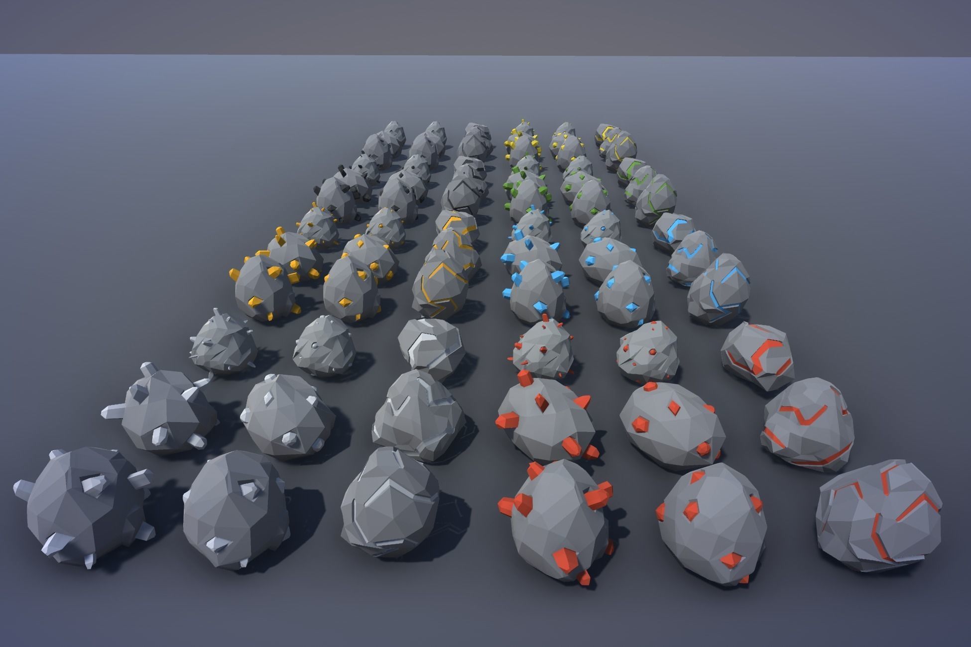 Ultimate Low Poly Mining and Cave Pack Low-poly 3D model_38