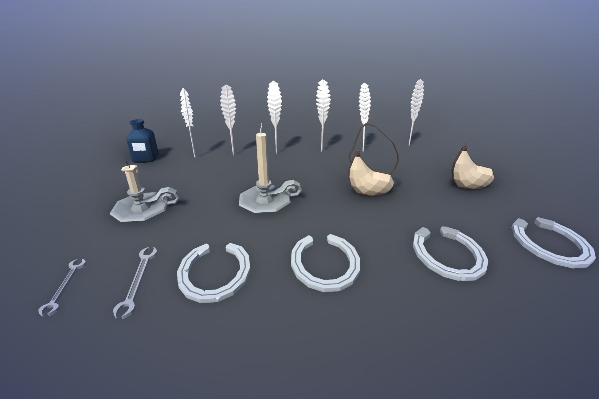 Ultimate Low Poly Mining and Cave Pack Low-poly 3D model_123