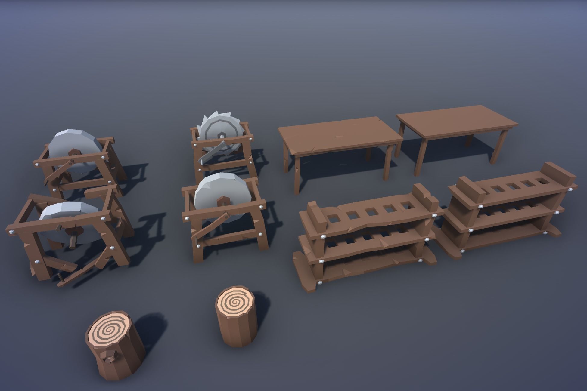 Ultimate Low Poly Mining and Cave Pack Low-poly 3D model_119