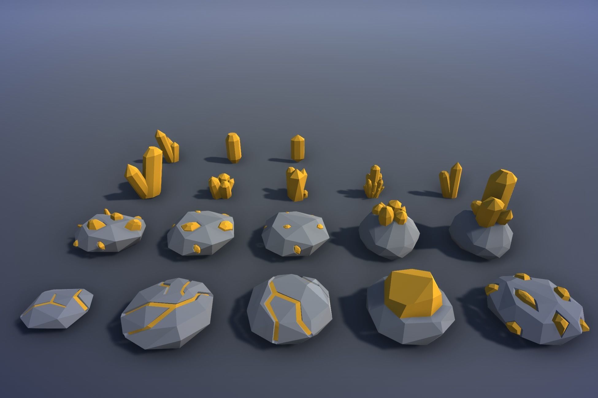 Ultimate Low Poly Mining and Cave Pack Low-poly 3D model_51
