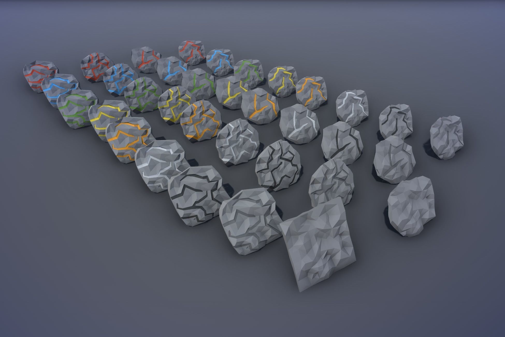 Ultimate Low Poly Mining and Cave Pack Low-poly 3D model_63