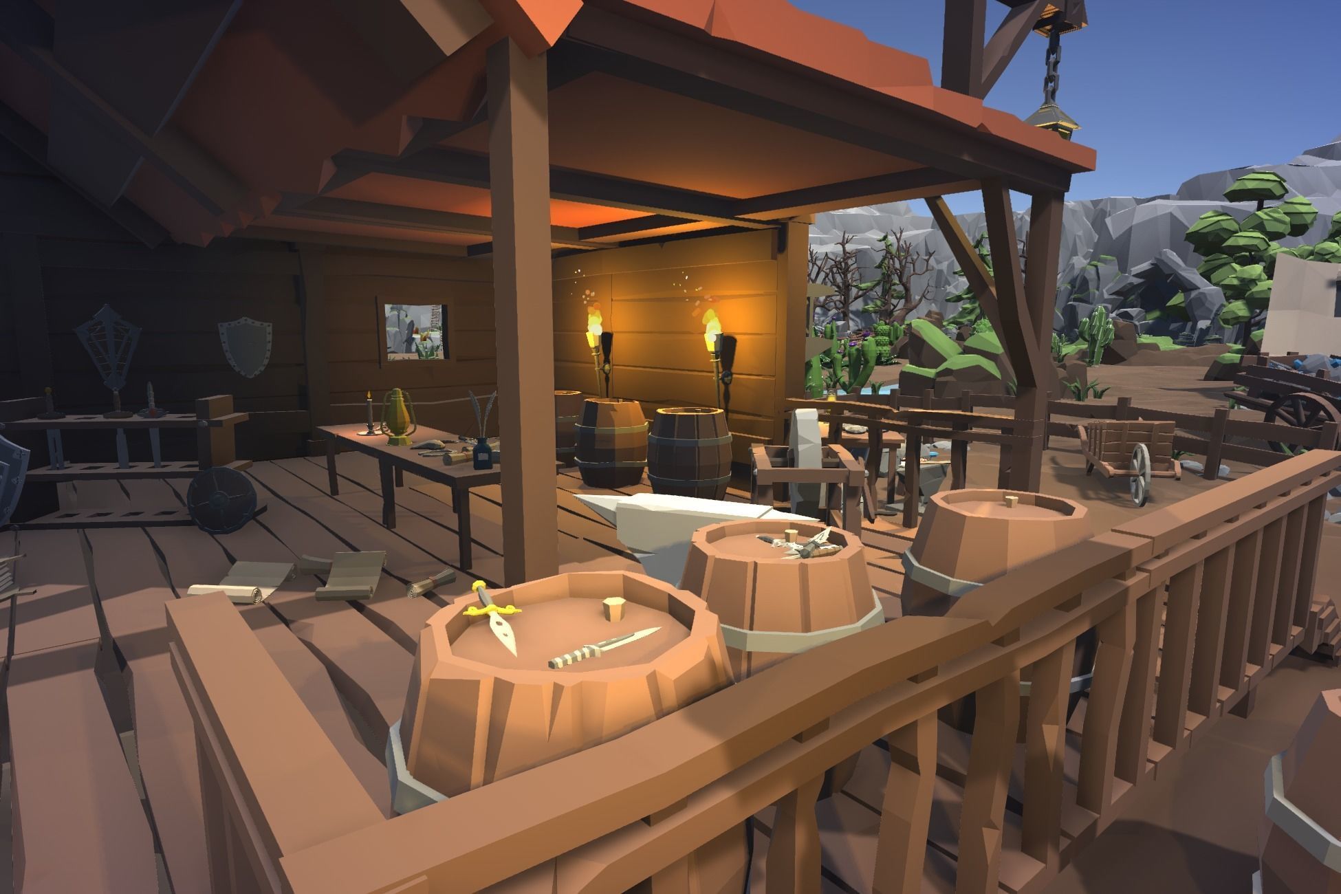 Ultimate Low Poly Mining and Cave Pack Low-poly 3D model_7