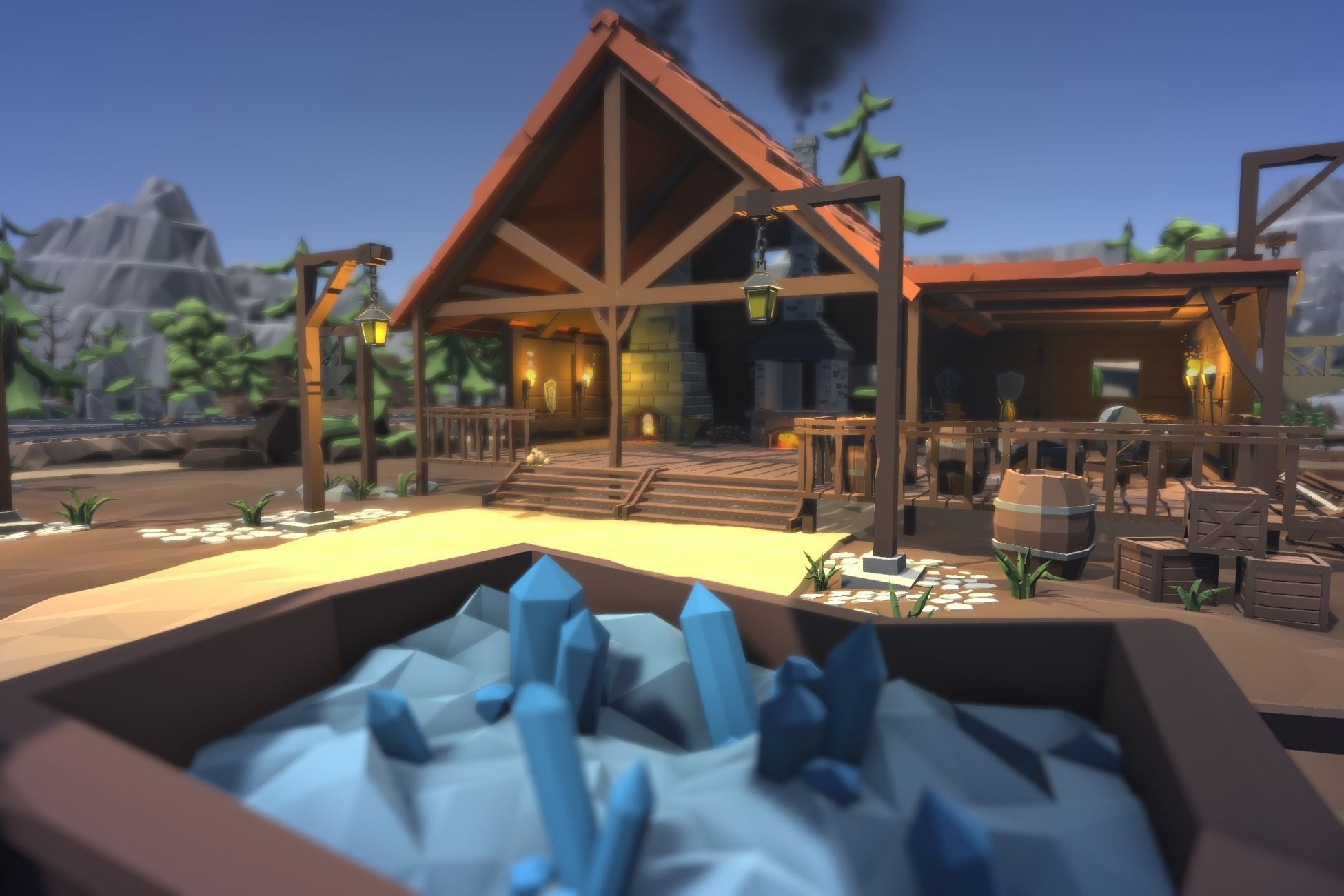 Ultimate Low Poly Mining and Cave Pack Low-poly 3D model_1