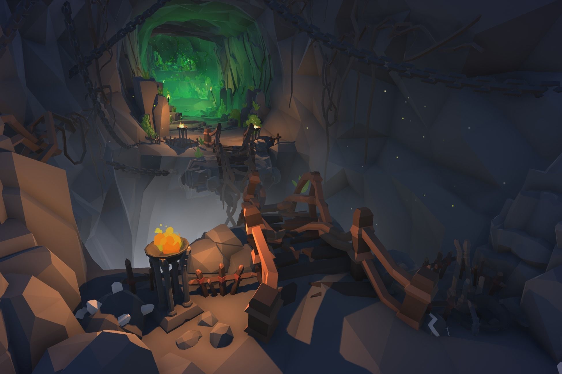 Ultimate Low Poly Mining and Cave Pack Low-poly 3D model_33