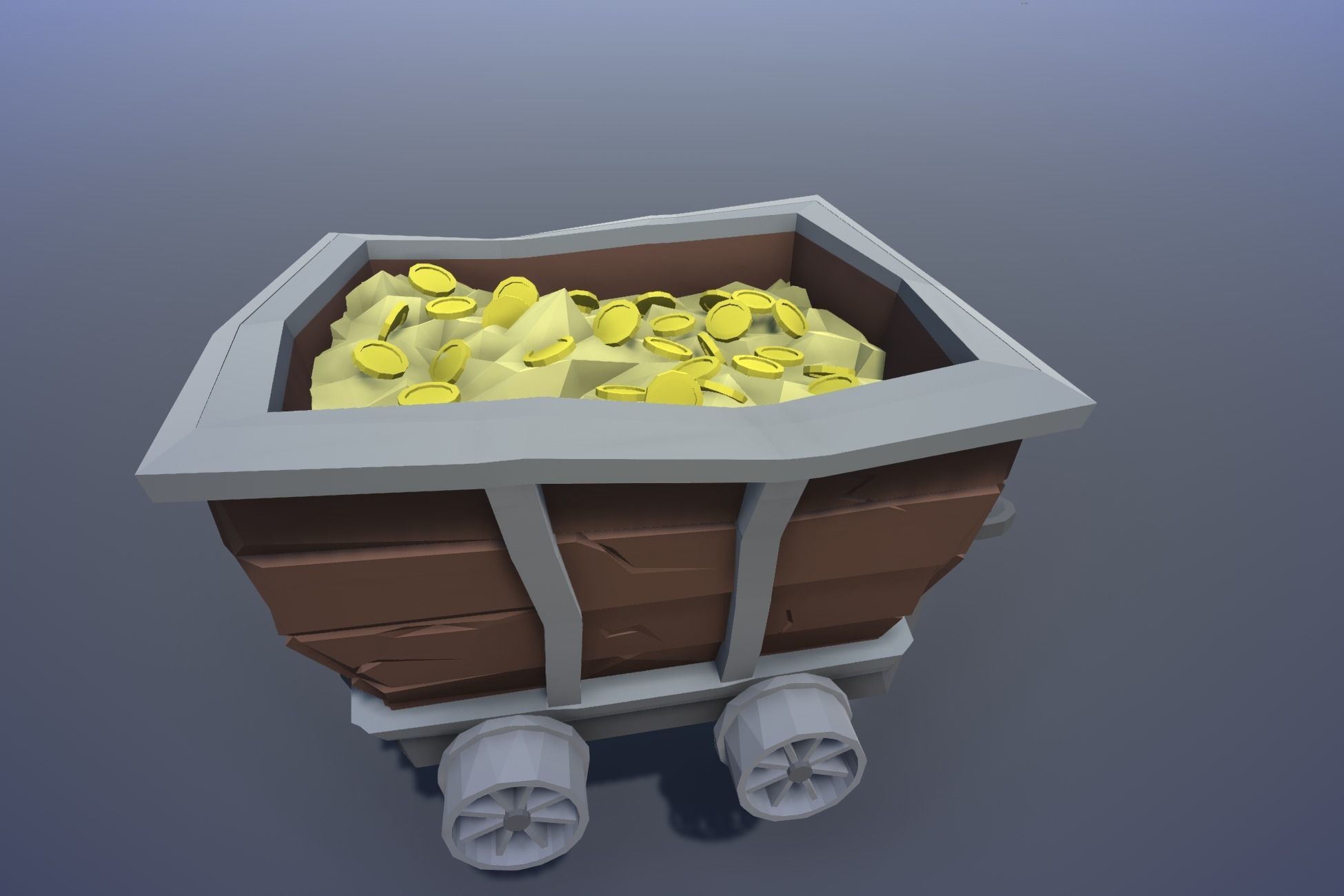 Ultimate Low Poly Mining and Cave Pack Low-poly 3D model_46