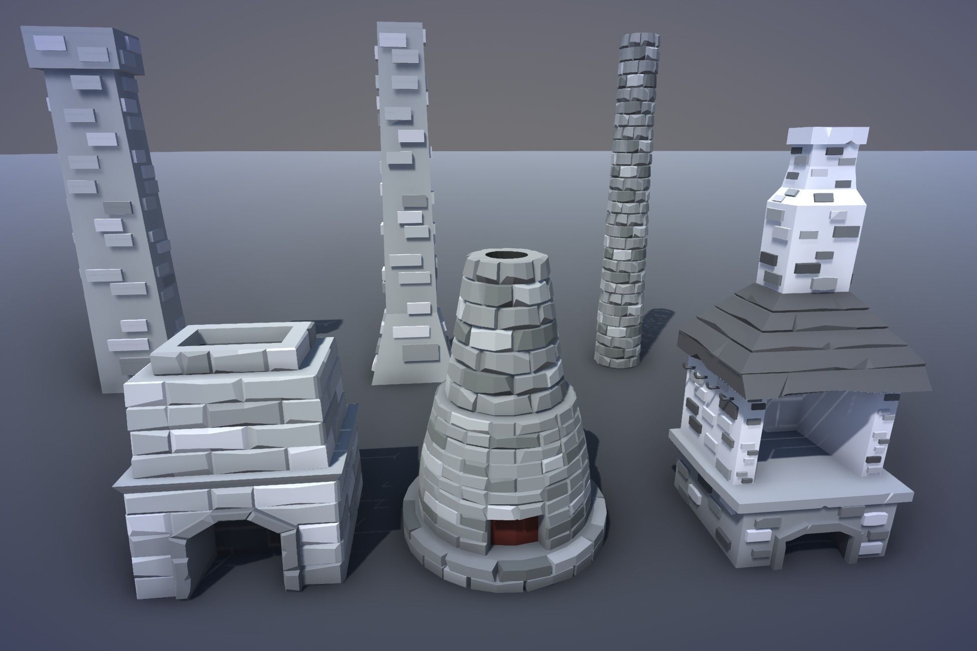 Ultimate Low Poly Mining and Cave Pack Low-poly 3D model_116