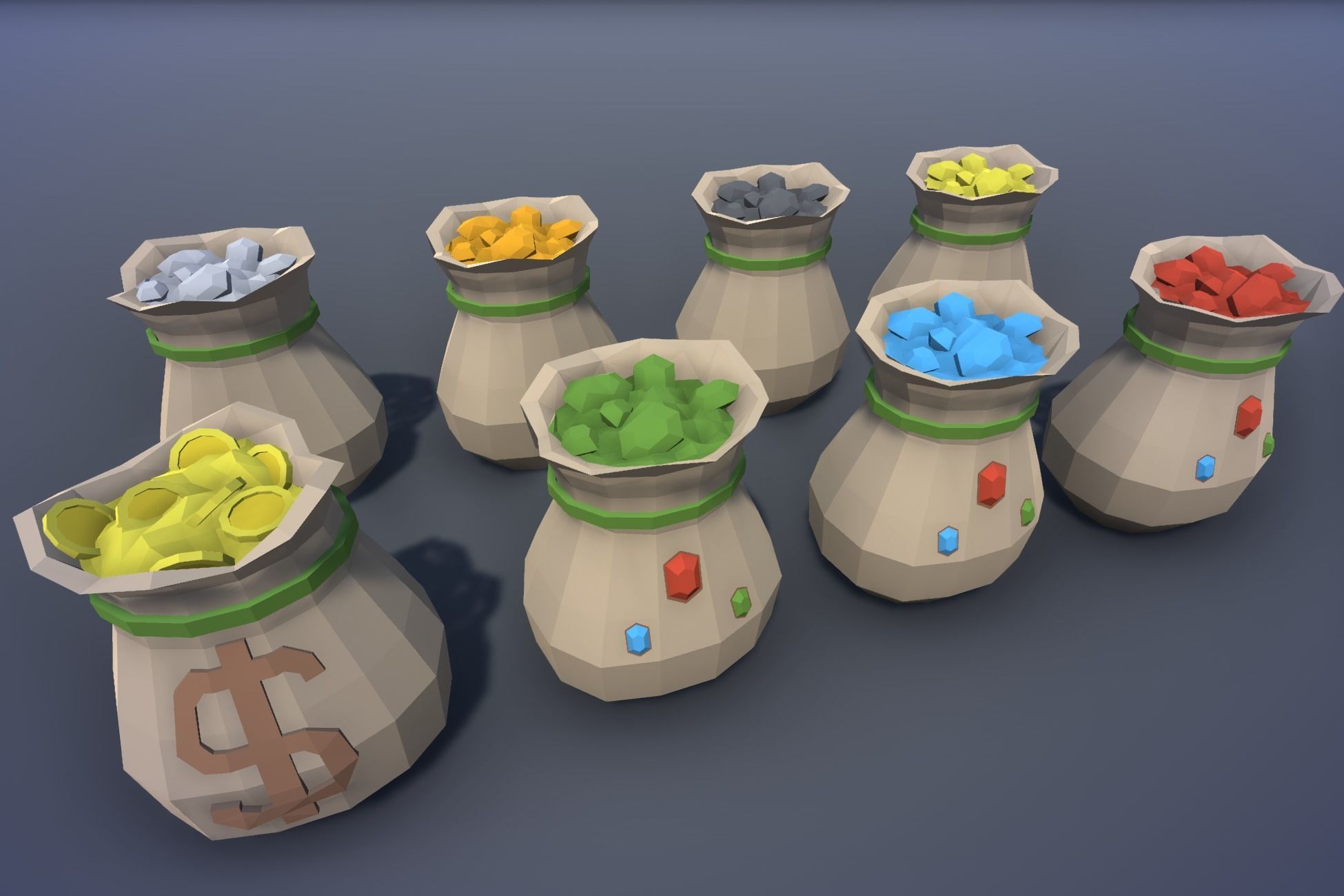 Ultimate Low Poly Mining and Cave Pack Low-poly 3D model_68