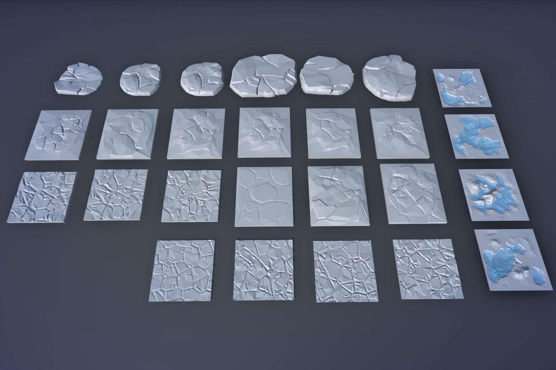 Ultimate Low Poly Mining and Cave Pack Low-poly 3D model_126