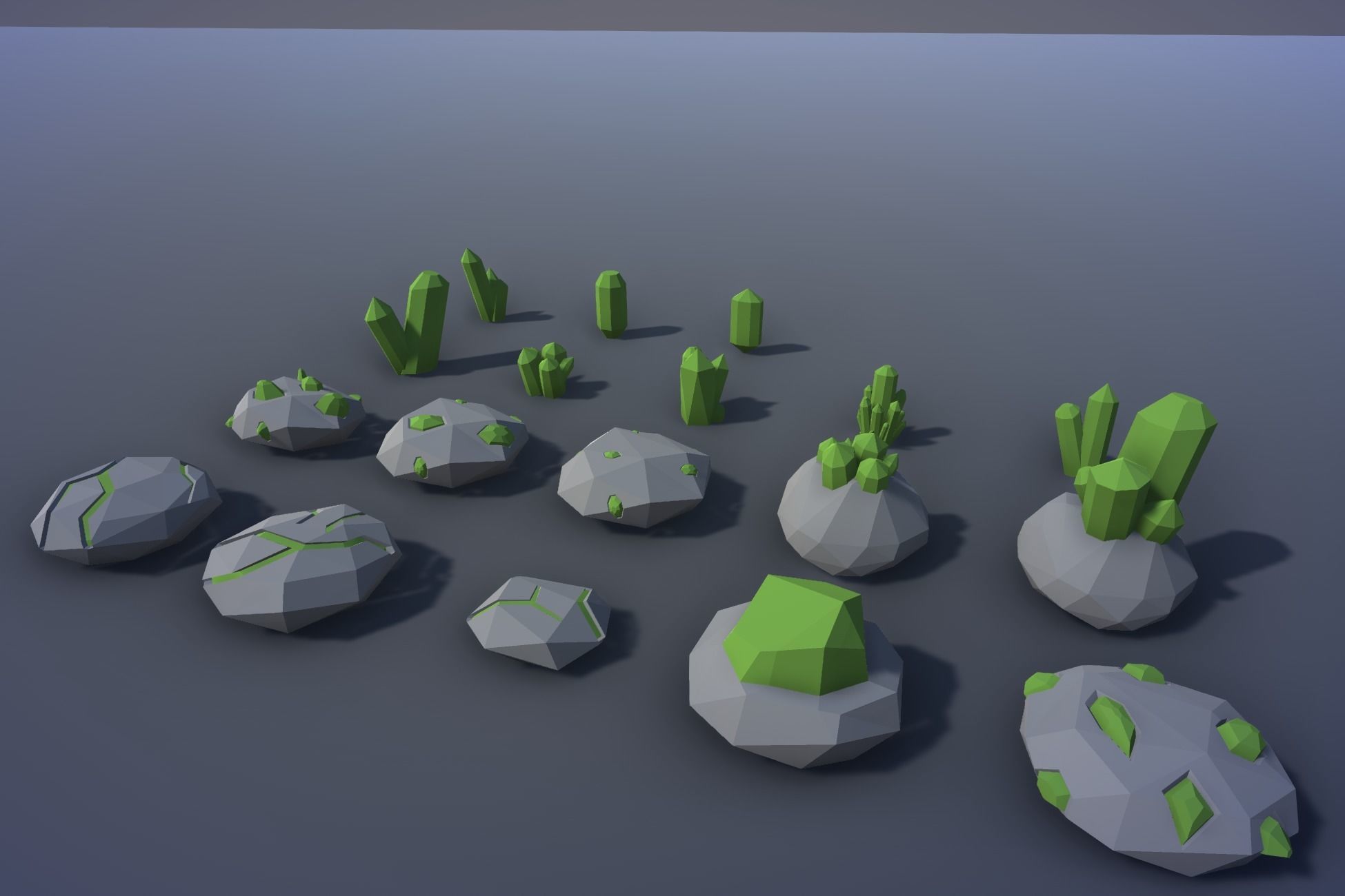 Ultimate Low Poly Mining and Cave Pack Low-poly 3D model_52