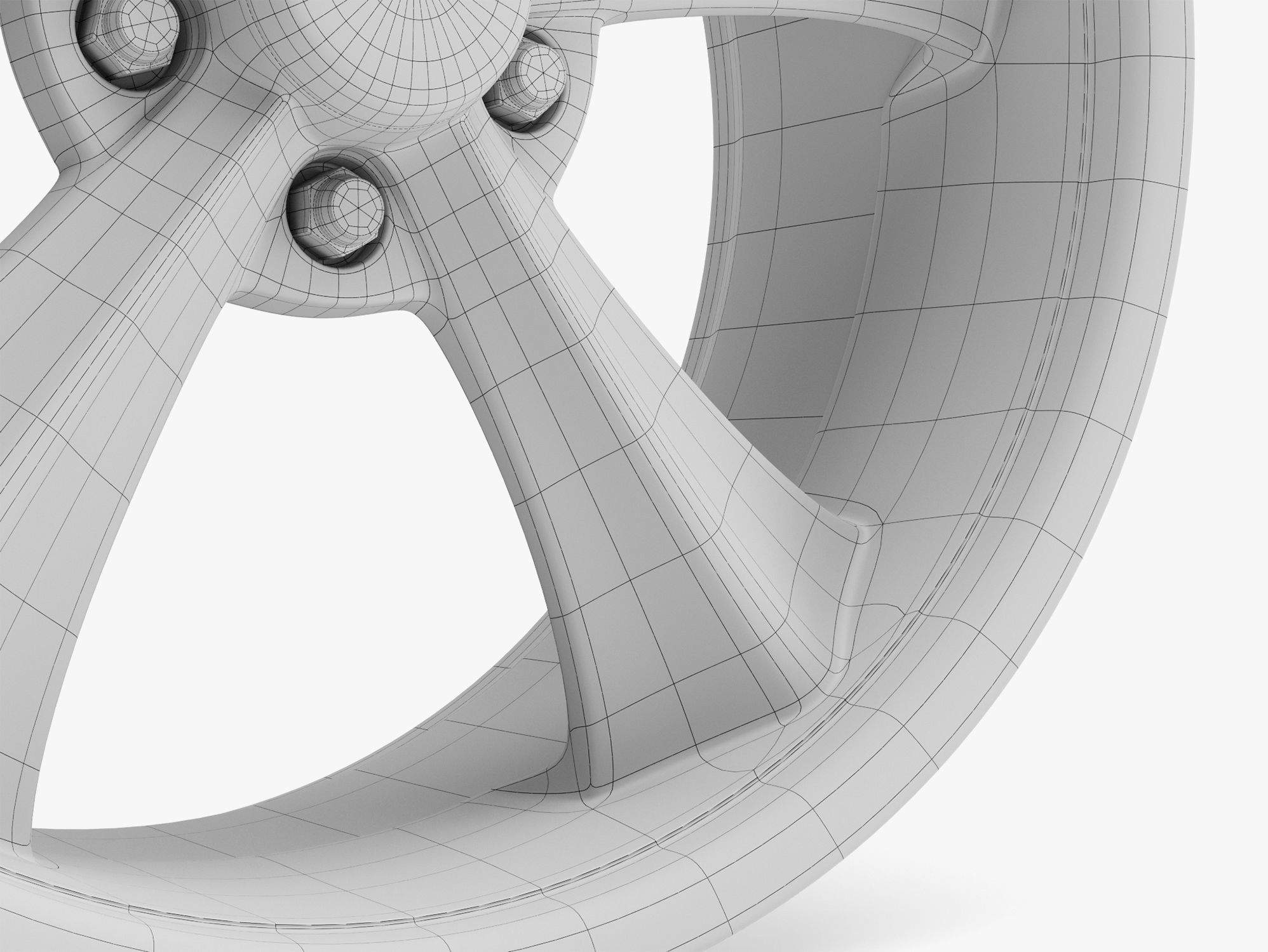 Rocket Racing Booster Wheel 3D model_5