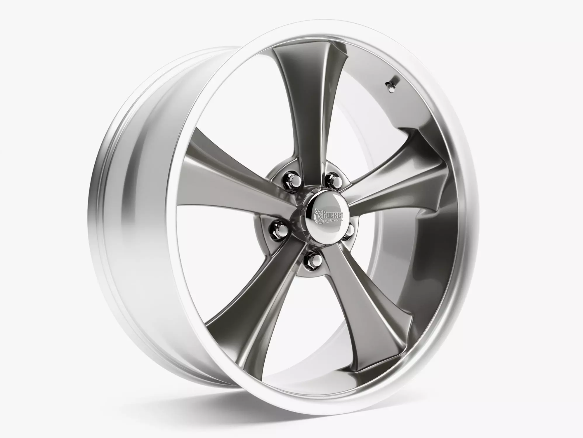 Rocket Racing Booster Wheel 3D model_0