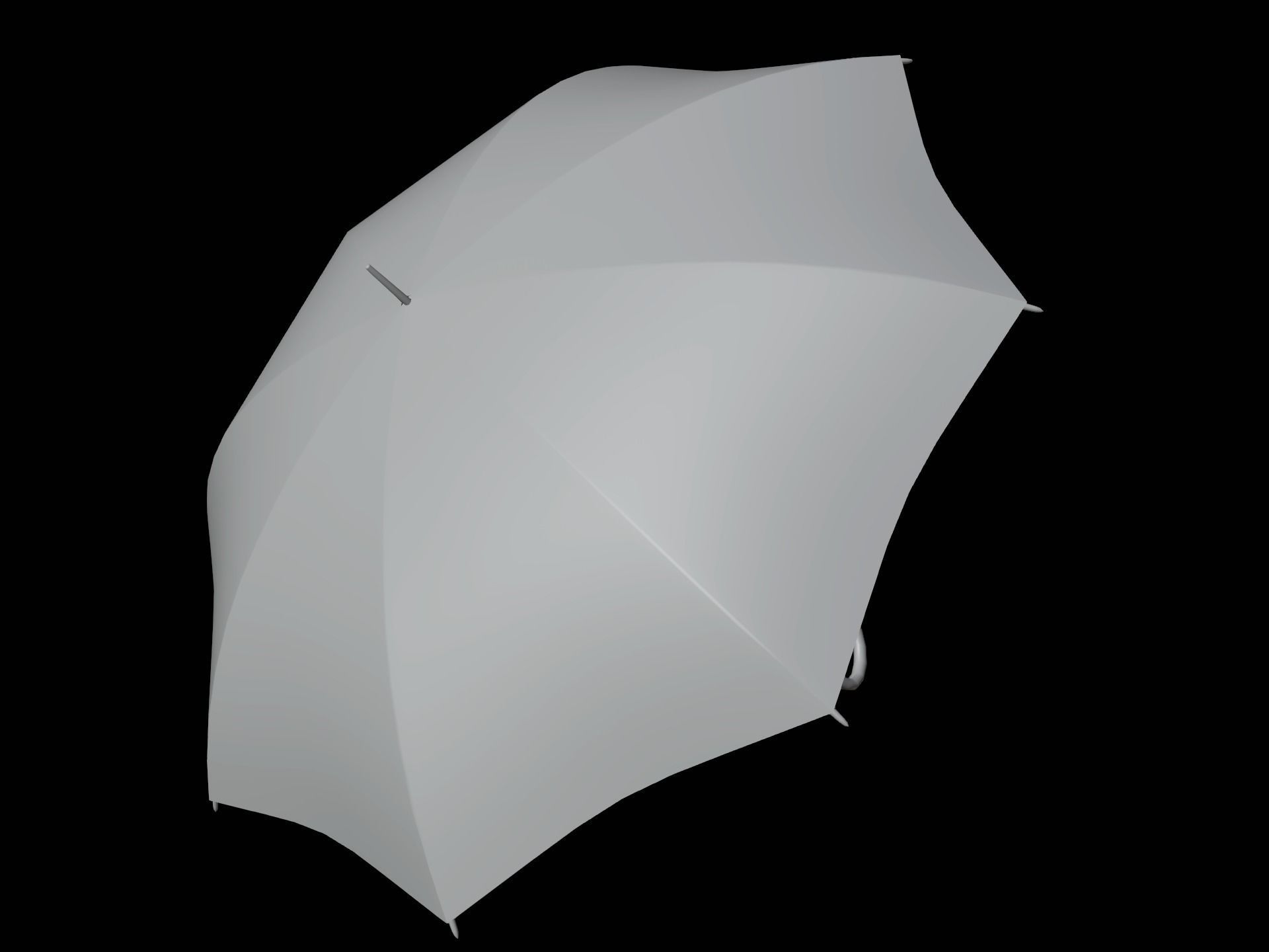 Generic Umbrella Low-poly 3D model_6