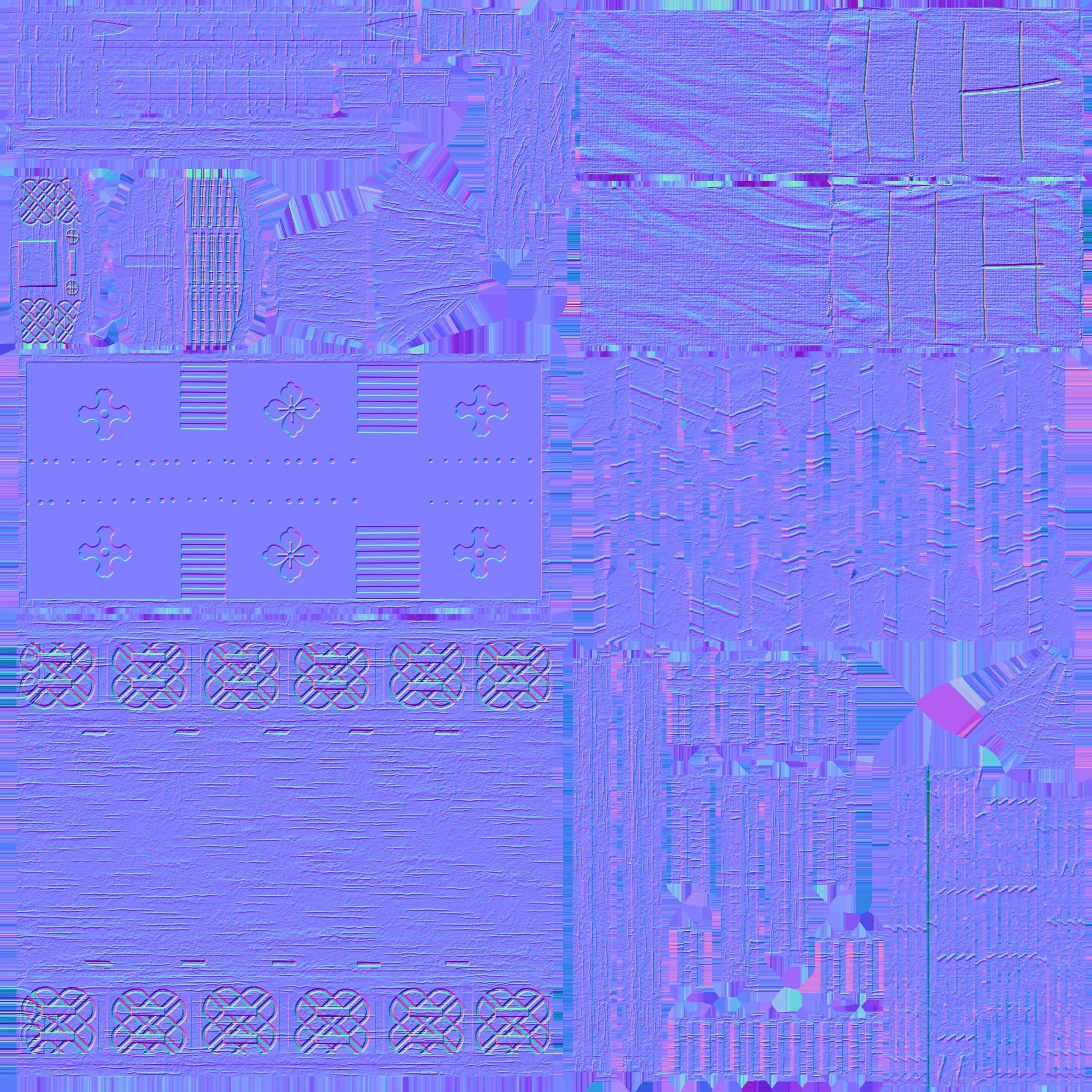 Korean Turtle Ship - Medieval Warship Low-poly 3D model_22