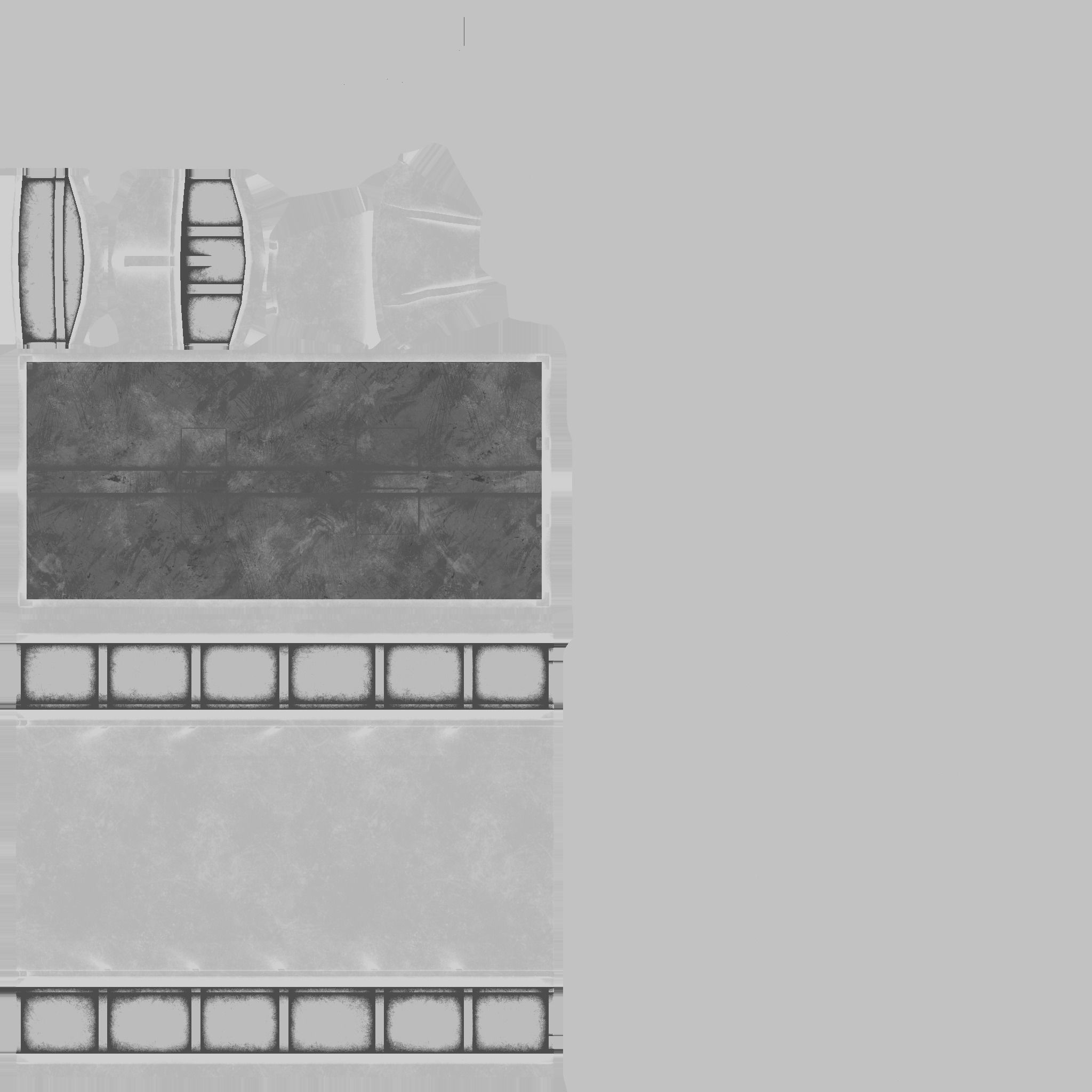 Korean Turtle Ship - Medieval Warship Low-poly 3D model_21