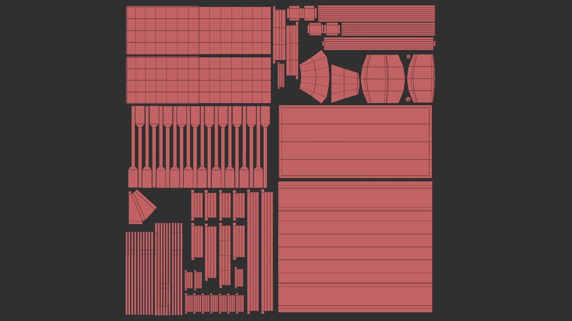 Korean Turtle Ship - Medieval Warship Low-poly 3D model_18